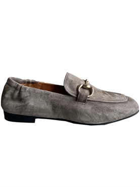 Billi Bi A1918 Loafers, Grey Suede 